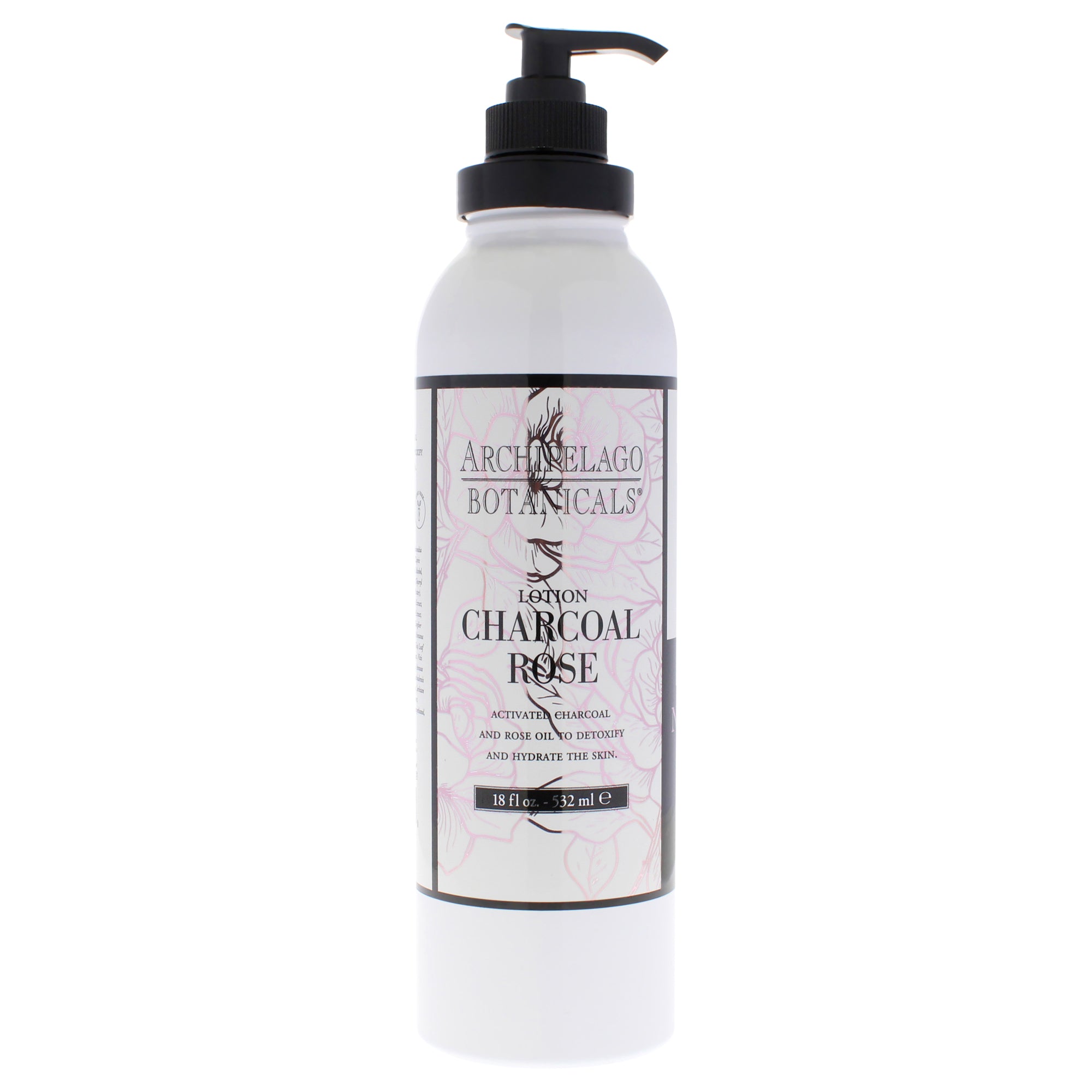 Archipelago Botanicals Body Lotion - Charcoal Rose -Thefragrancemart.com