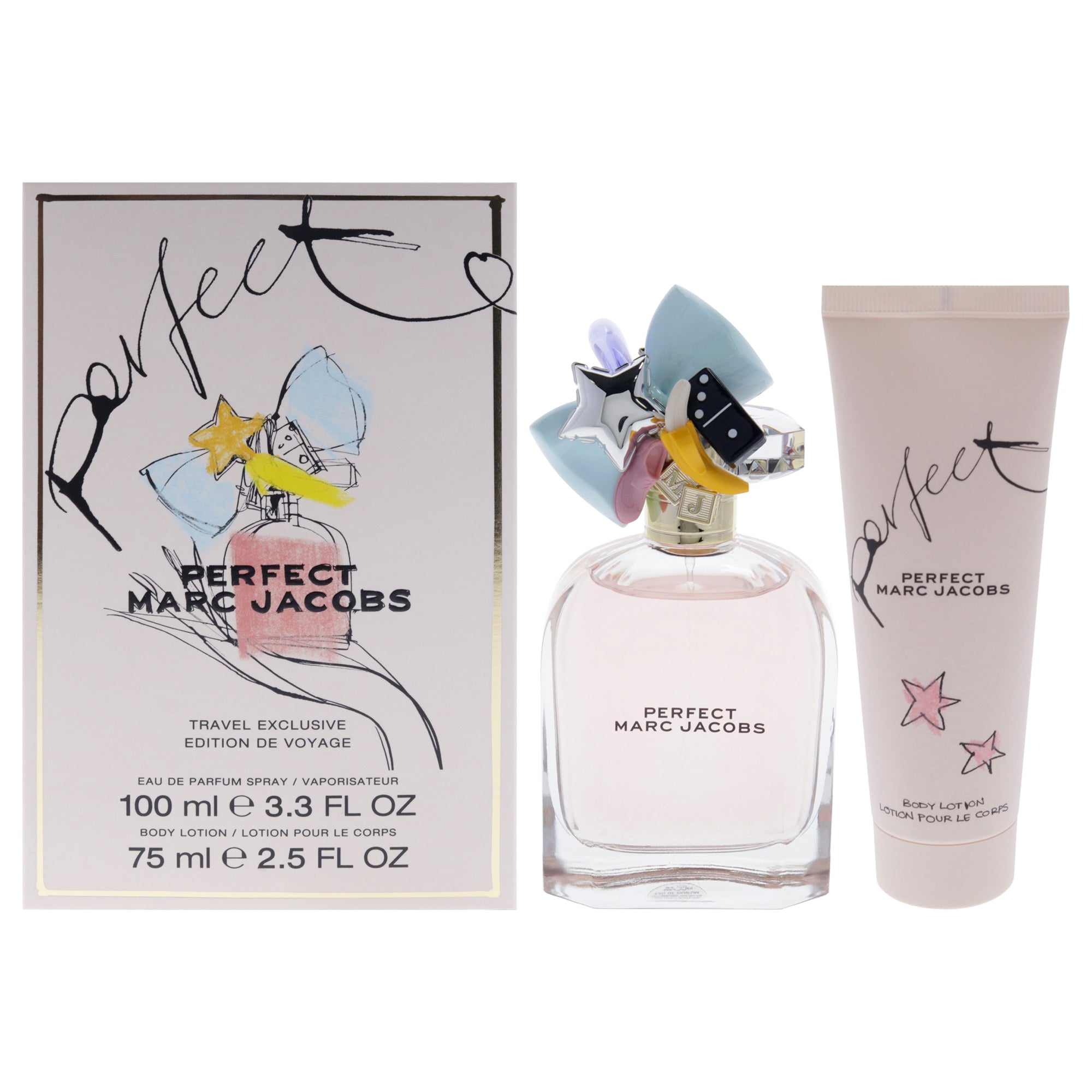 Marc Jacobs Perfect 2 Pc Gift Set-Thefragrancemart.com