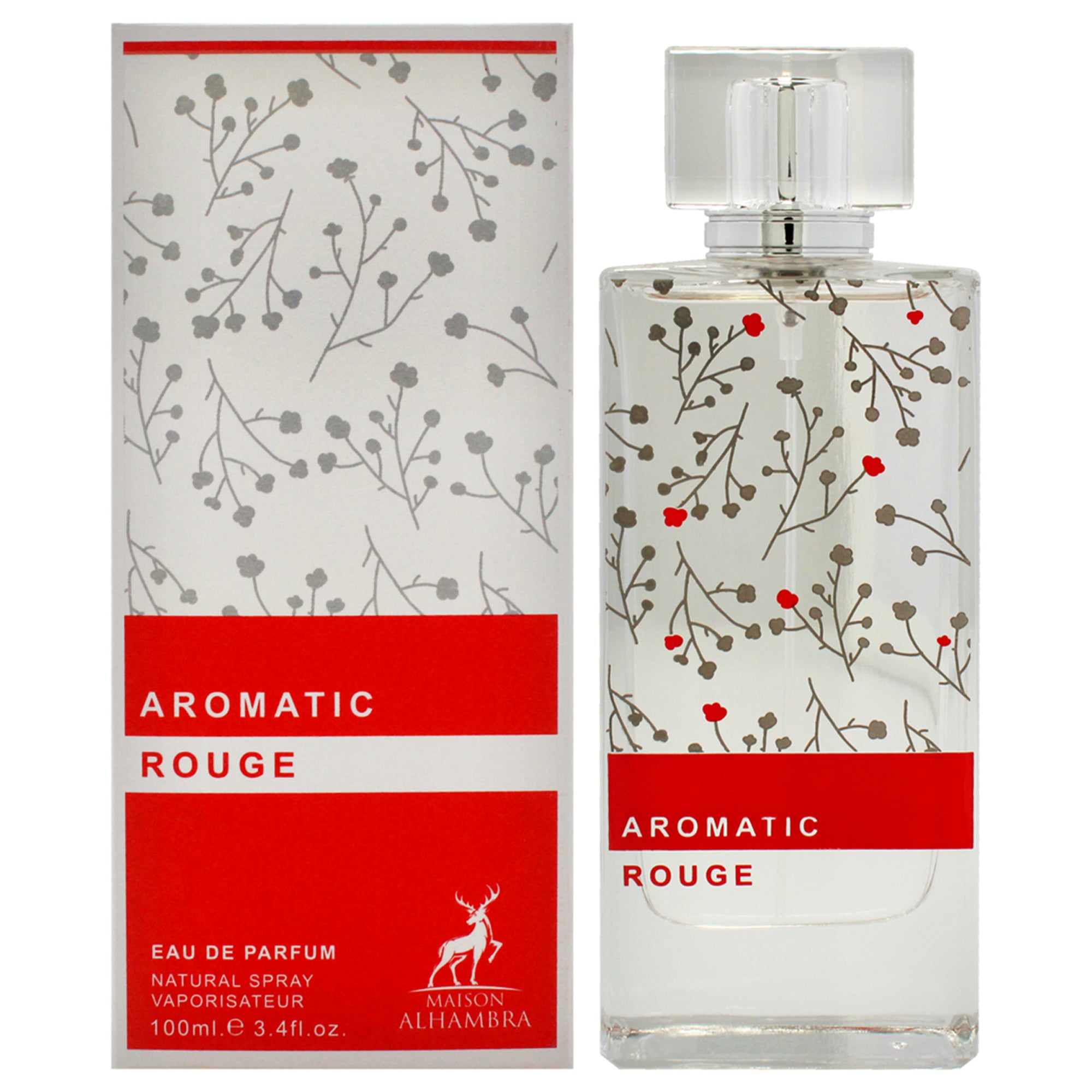 Maison Alhambra Aromatic Rouge Eau De Parfum-Thefragrancemart.com