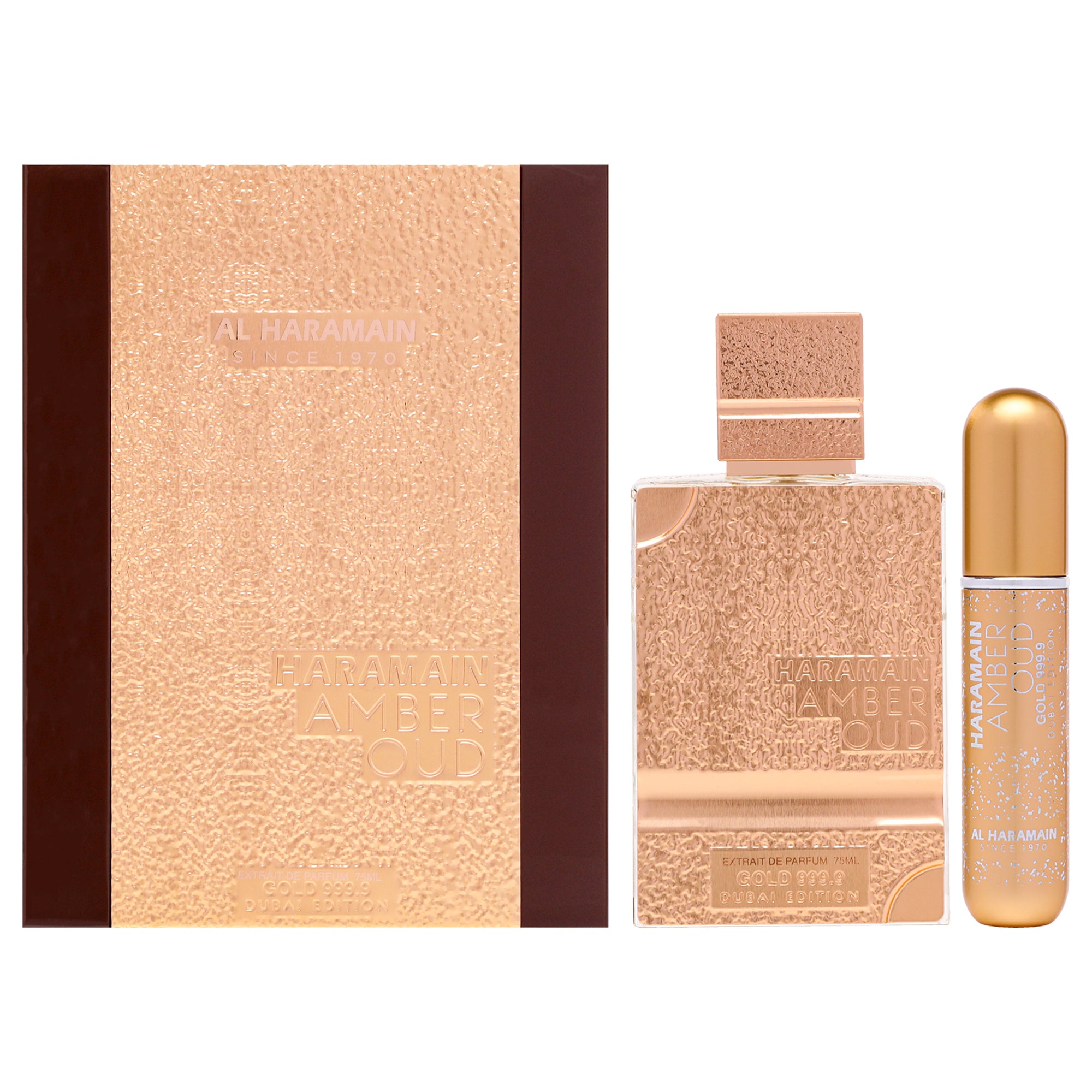 Al Haramain Amber Oud Gold 999.9 - Dubai Edition Eau De Parfum-Thefragrancemart.com