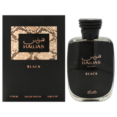 Rasasi Hawas Black Eau De Parfum-Thefragrancemart.com