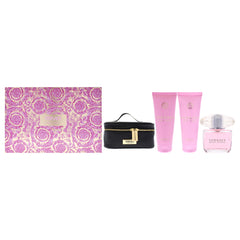Versace Bright Crystal 4 Pc Gift Set-Thefragrancemart.com