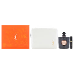 Yves Saint Laurent Black Opium 3 Pc Gift Set-Thefragrancemart.com