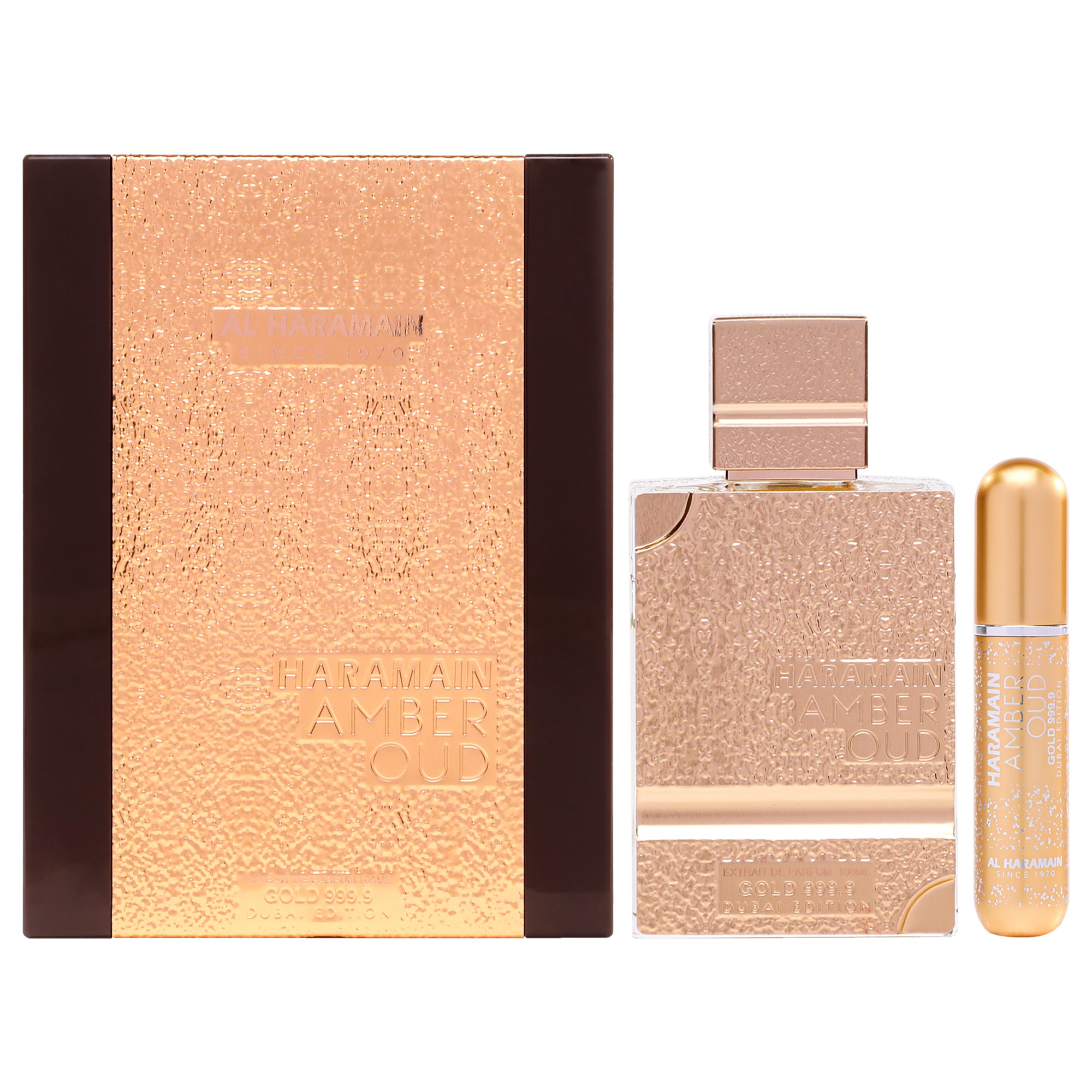 Al Haramain Amber Oud Gold 999.9 - Dubai Edition Eau De Parfum-Thefragrancemart.com