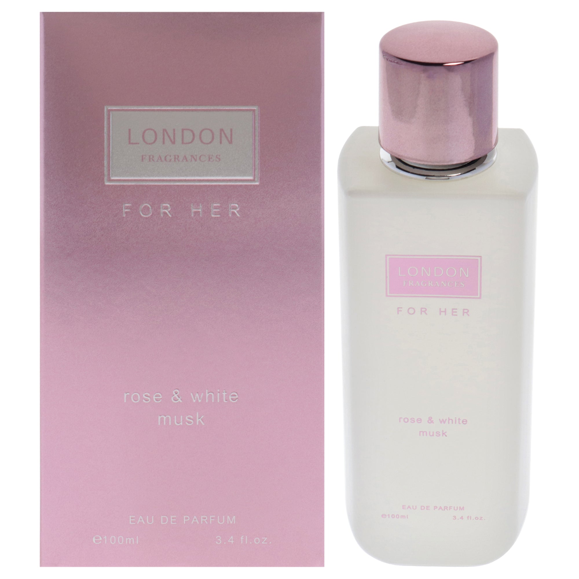 Fine Perfumery London Fragrances - Rose and White Musk Eau De Parfum-Thefragrancemart.com