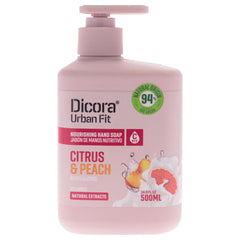 Dicora Urban Fit Nourishing Hand Soap - Citrus and Peach -Thefragrancemart.com