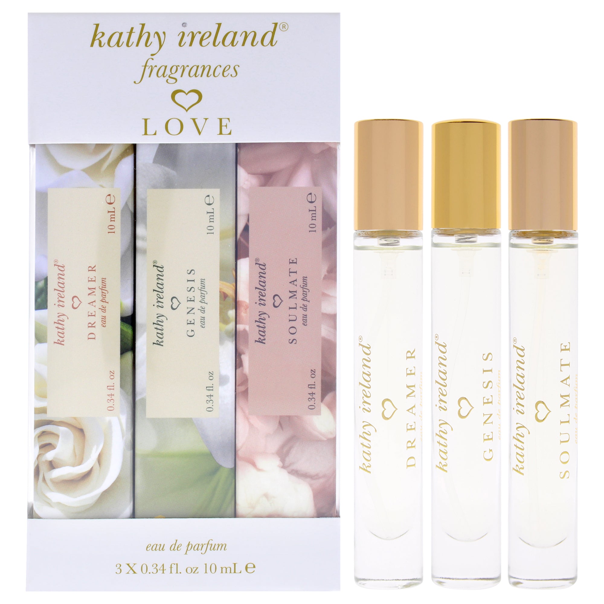 Kathy Ireland Love Set 3 Pc Mini Gift Set-Thefragrancemart.com