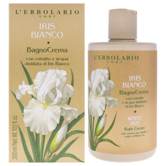 LErbolario Bath Cream - White Iris -Thefragrancemart.com