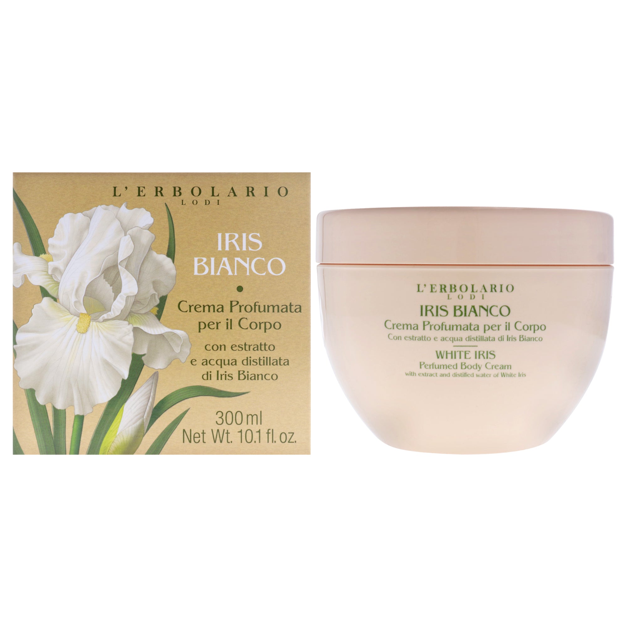 LErbolario Perfumed Body Cream - White Iris -Thefragrancemart.com