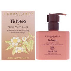 LErbolario Body And Hand Cream - Black Tea -Thefragrancemart.com