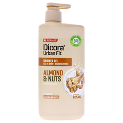 Dicora Urban Fit Shower Gel - Almond and Nuts -Thefragrancemart.com