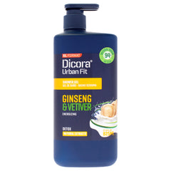Dicora Urban Fit Shower Gel - Ginseng and Vetiver -Thefragrancemart.com