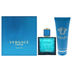 Versace Eros 2 Pc Gift Set-Thefragrancemart.com