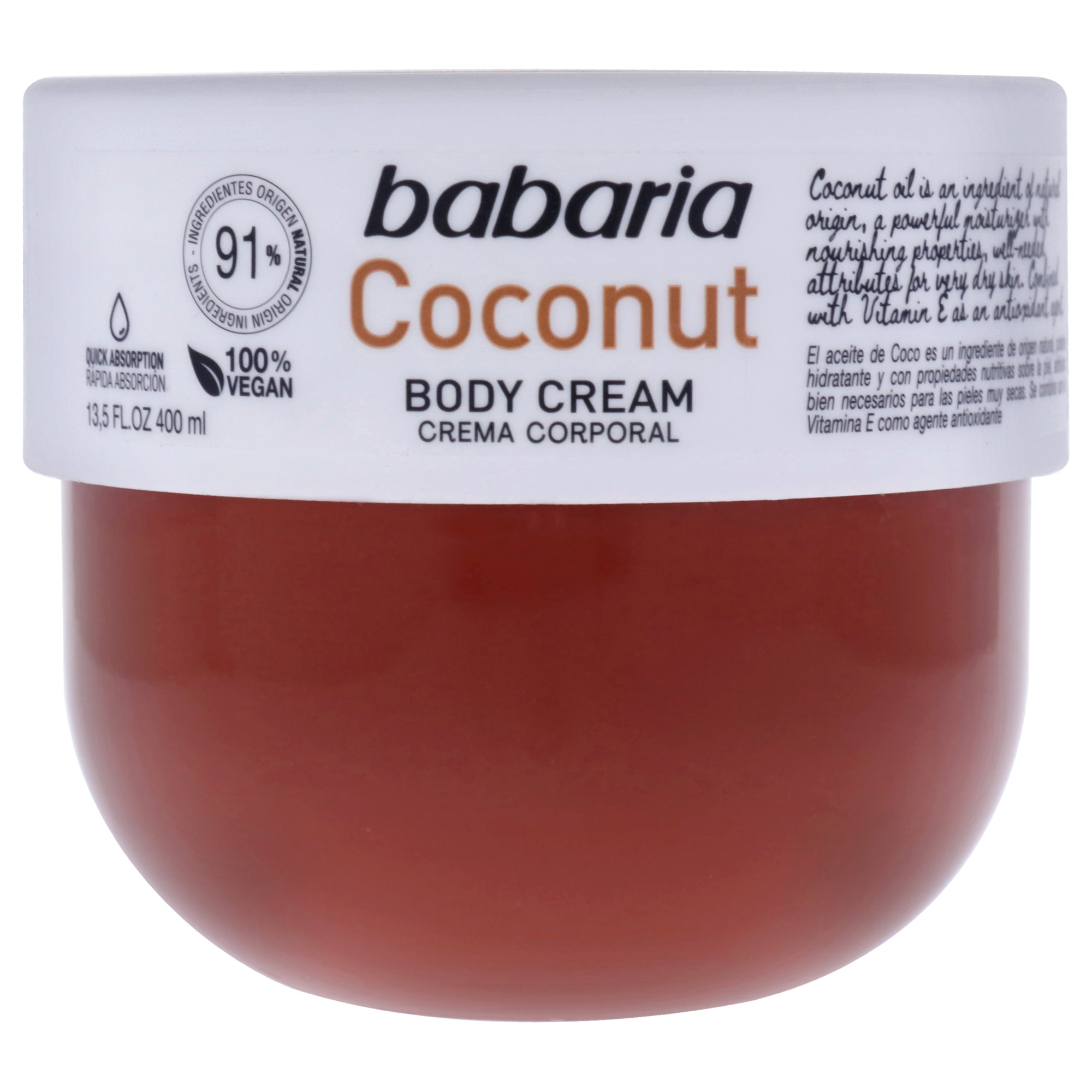Babaria Coconut Body Cream -Thefragrancemart.com