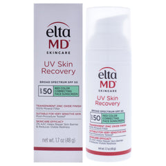 EltaMD UV Skin Recovery Red Color Correcting Green Tint Face Sunscreen SPF 50 -Thefragrancemart.com