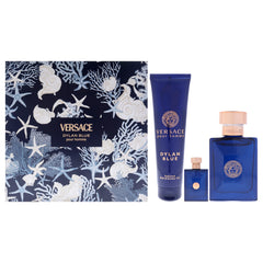 Versace Dylan Blue 3 Pc Gift Set-Thefragrancemart.com