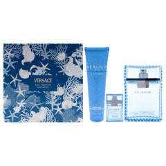 Versace Man Eau Fraiche 3 Pc Gift Set-Thefragrancemart.com