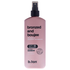 B.Tan Bronzed and Boujee SPF 15 Bronzing Spray Lotion -Thefragrancemart.com