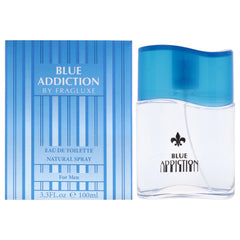 Fragluxe Blue Addiction Eau De Toilette-Thefragrancemart.com