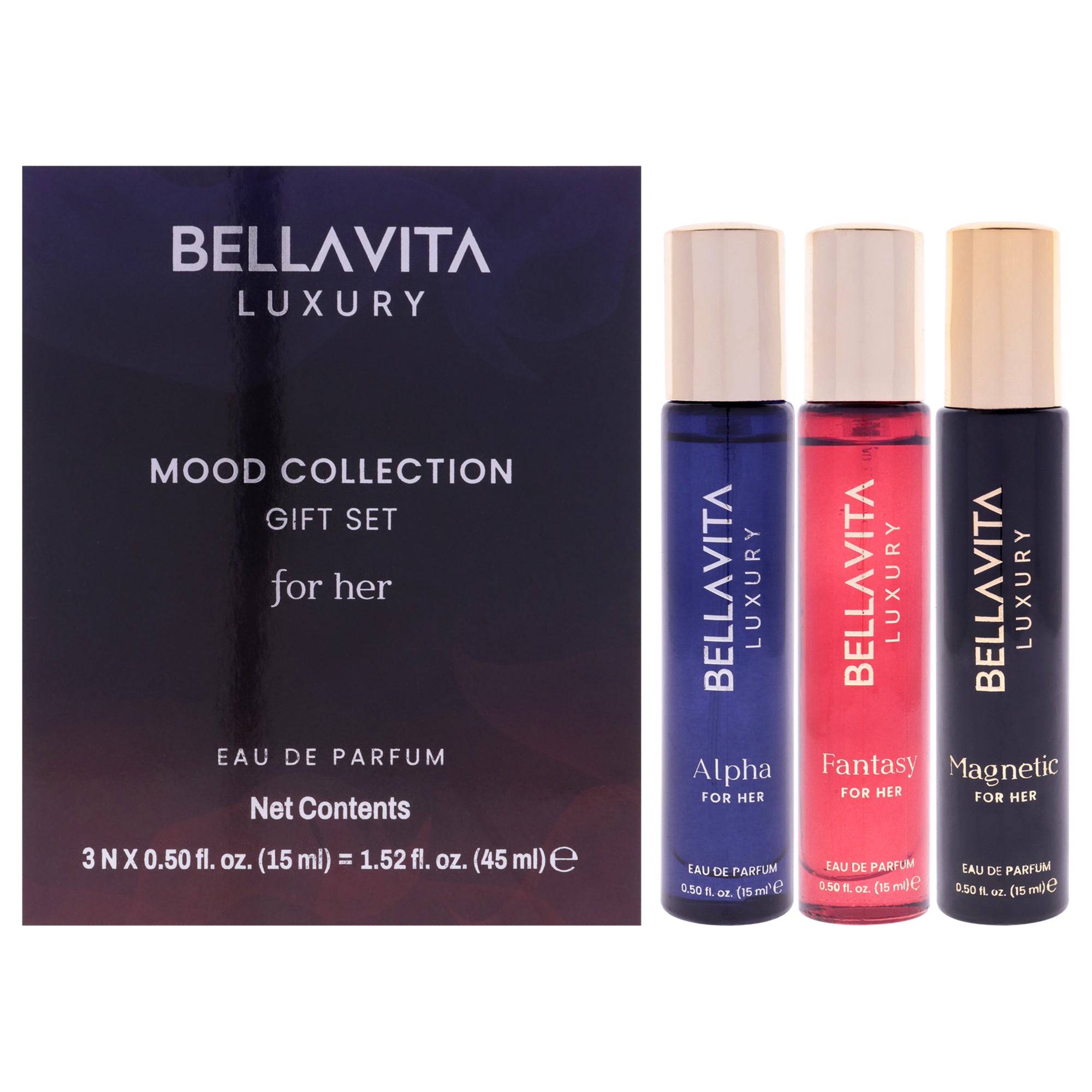 Bellavita Mood Collection GIftset for Her 3 Pc Gift Set-Thefragrancemart.com