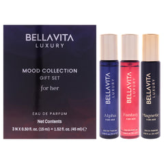Bellavita Mood Collection GIftset for Her 3 Pc Gift Set-Thefragrancemart.com