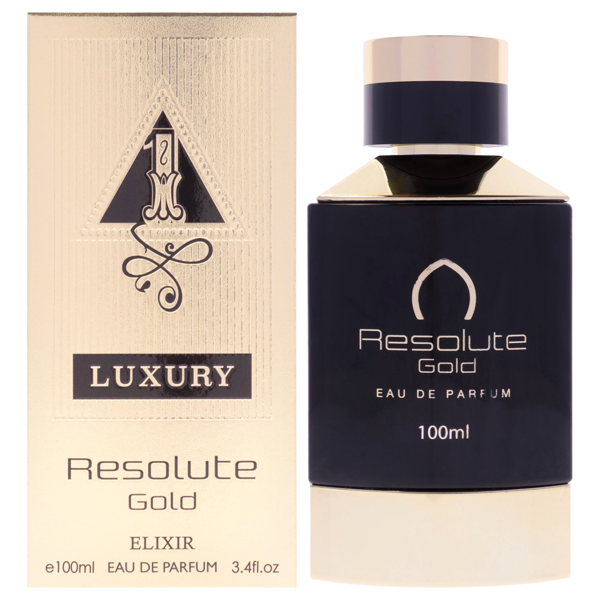 Khalis Luxury Collection - Resolute Gold Elixir Eau De Parfum-Thefragrancemart.com