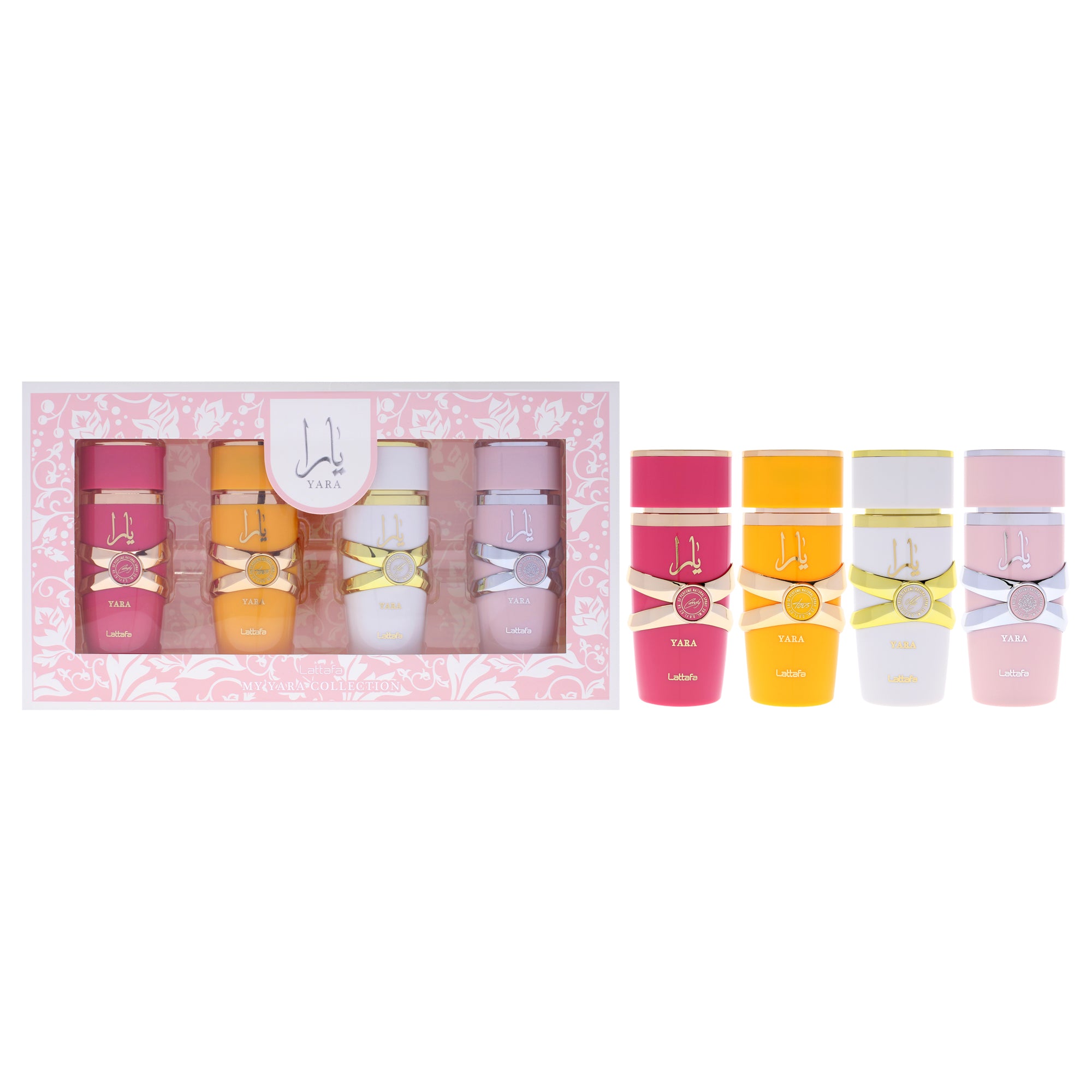 Lattafa My Yara Collection 4 Pc Gift Set-Thefragrancemart.com