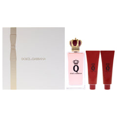 Dolce and Gabbana Q 3 Pc Gift Set-Thefragrancemart.com
