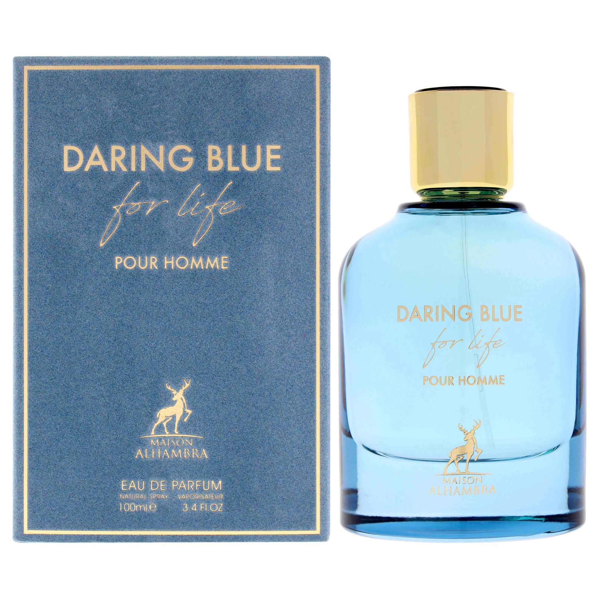 Maison Alhambra Daring Blue For Life Eau De Parfum-Thefragrancemart.com