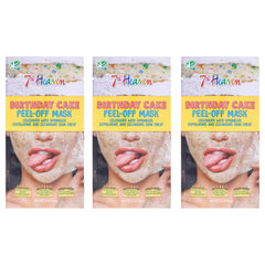 7th Heaven Birthday Cake Peel Off Face Masks -Thefragrancemart.com