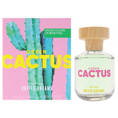 United Colors of Benetton United Dreams Green Cactus Eau De Toilette-Thefragrancemart.com