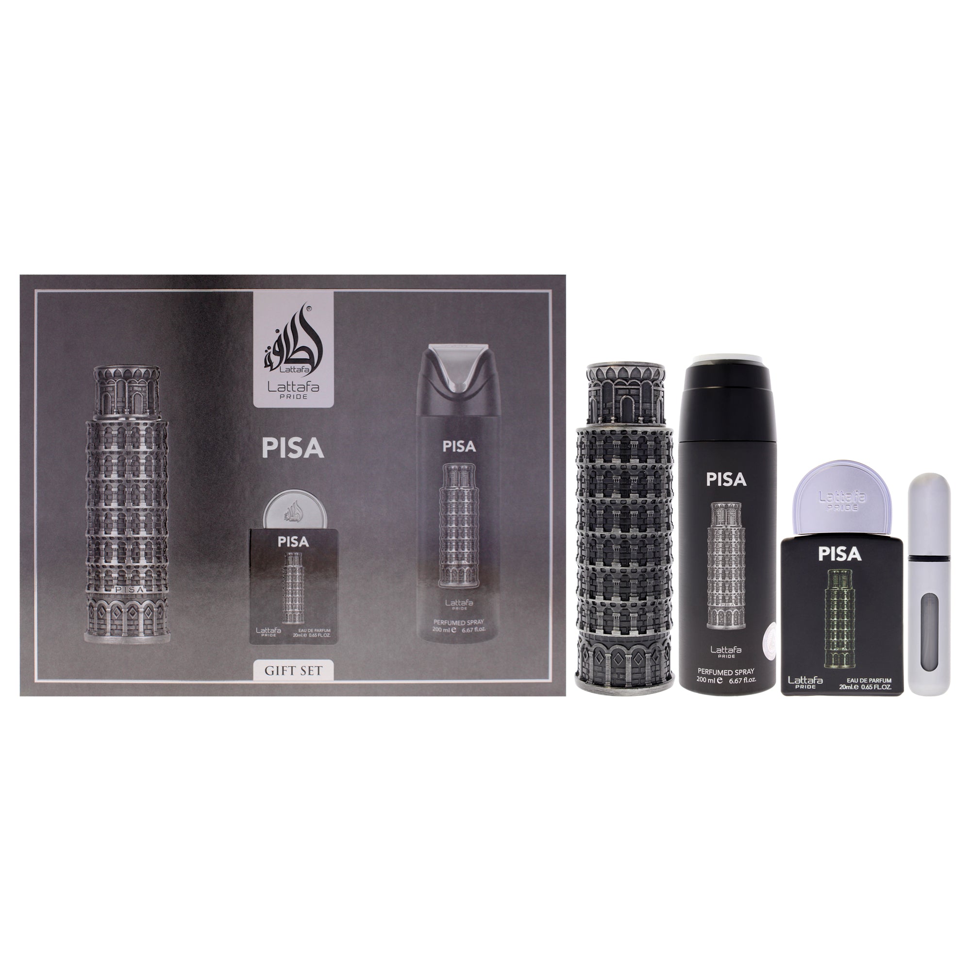 Lattafa Pride - Pisa 3 Pc Gift Set-Thefragrancemart.com