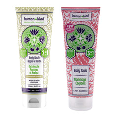 Human+Kind Body Wash and Body Scrub Kit -Thefragrancemart.com