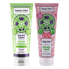 Human+Kind Body Wash and Body Scrub Kit -Thefragrancemart.com