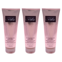 Bath and Body Works A Thousand Wishes Ultra Shea Body Cream - Pack of 3 -Thefragrancemart.com
