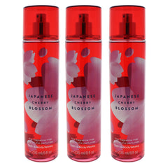 Bath and Body Works Japanese Cherry Blossom - Pack of 3 -Thefragrancemart.com