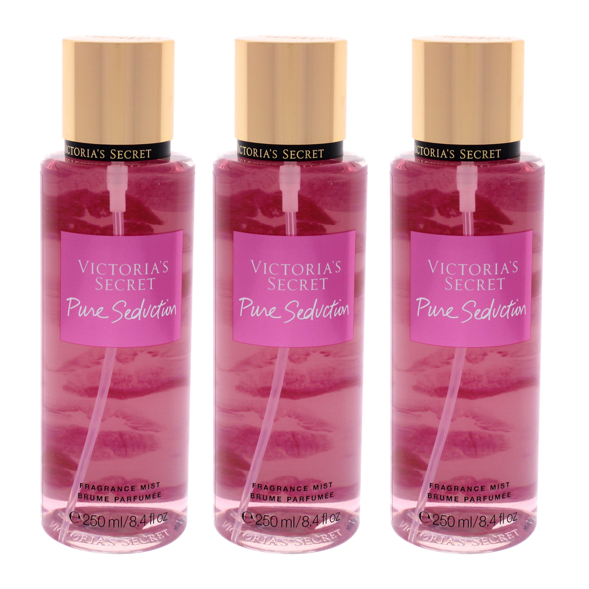 Victorias Secret Pure Seduction - Pack of 3 -Thefragrancemart.com