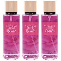 Victorias Secret Romantic Fragrance Mist - Pack of 3 -Thefragrancemart.com