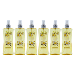 Body Fantasies Vanilla Body Spray - Pack of 6 -Thefragrancemart.com