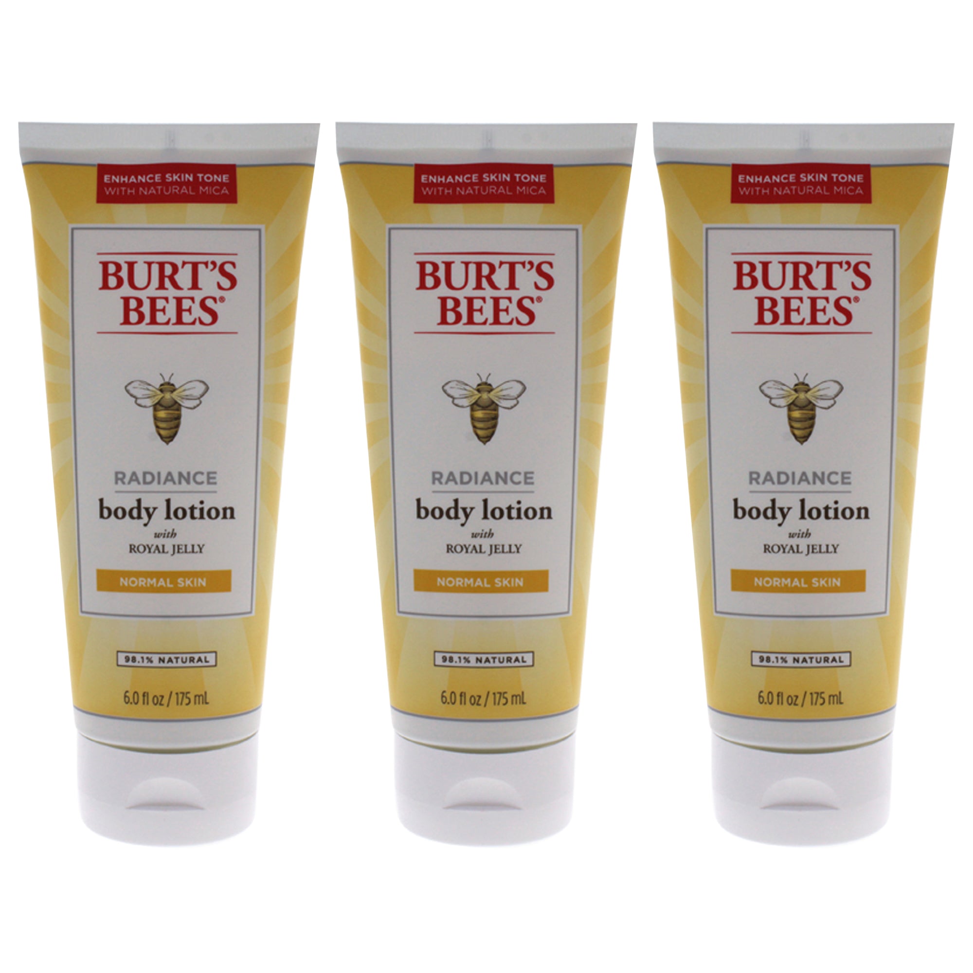 Burts Bees Radiance Body Lotion - Pack of 3 -Thefragrancemart.com