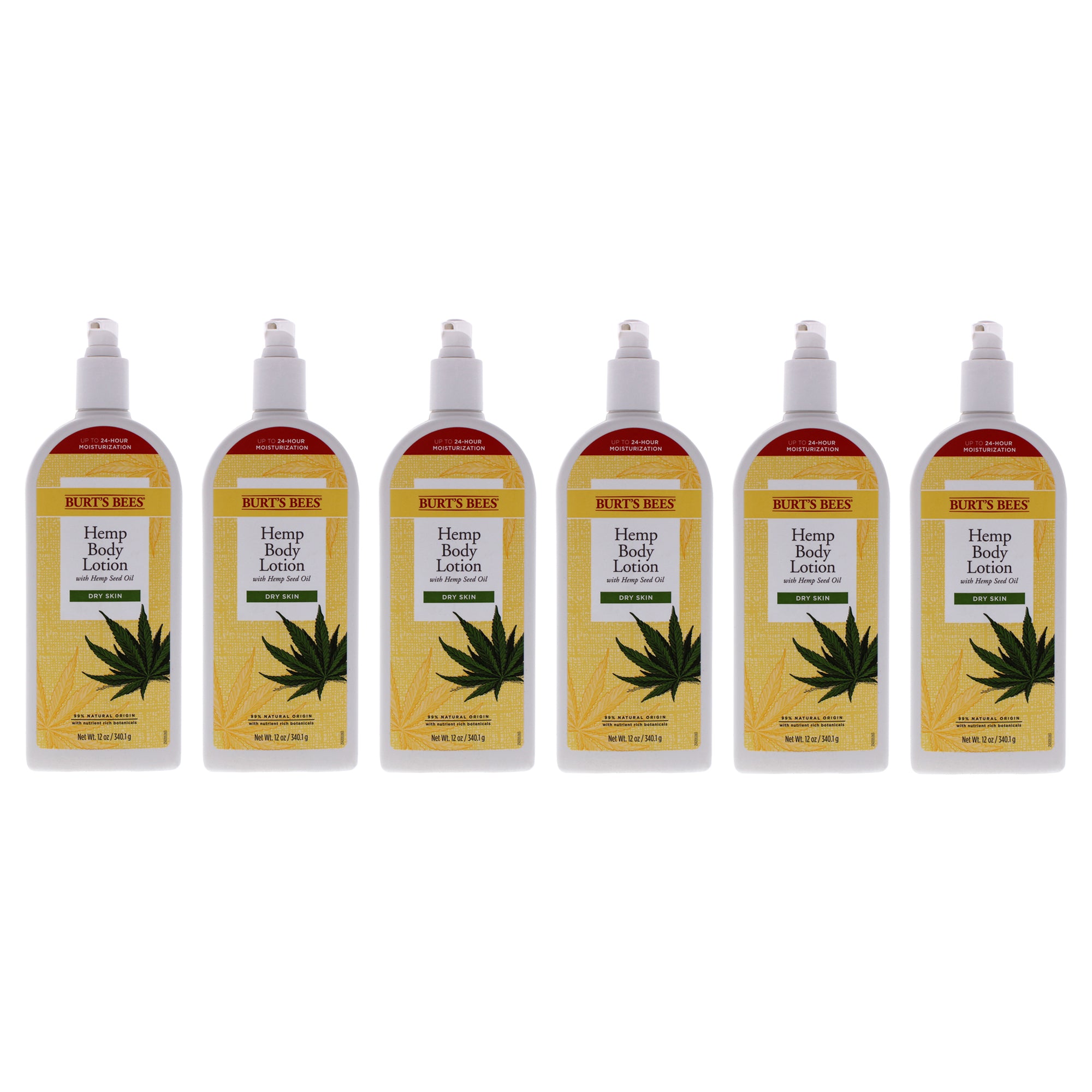 Burts Bees Hemp Body Lotion - Pack of 6 -Thefragrancemart.com