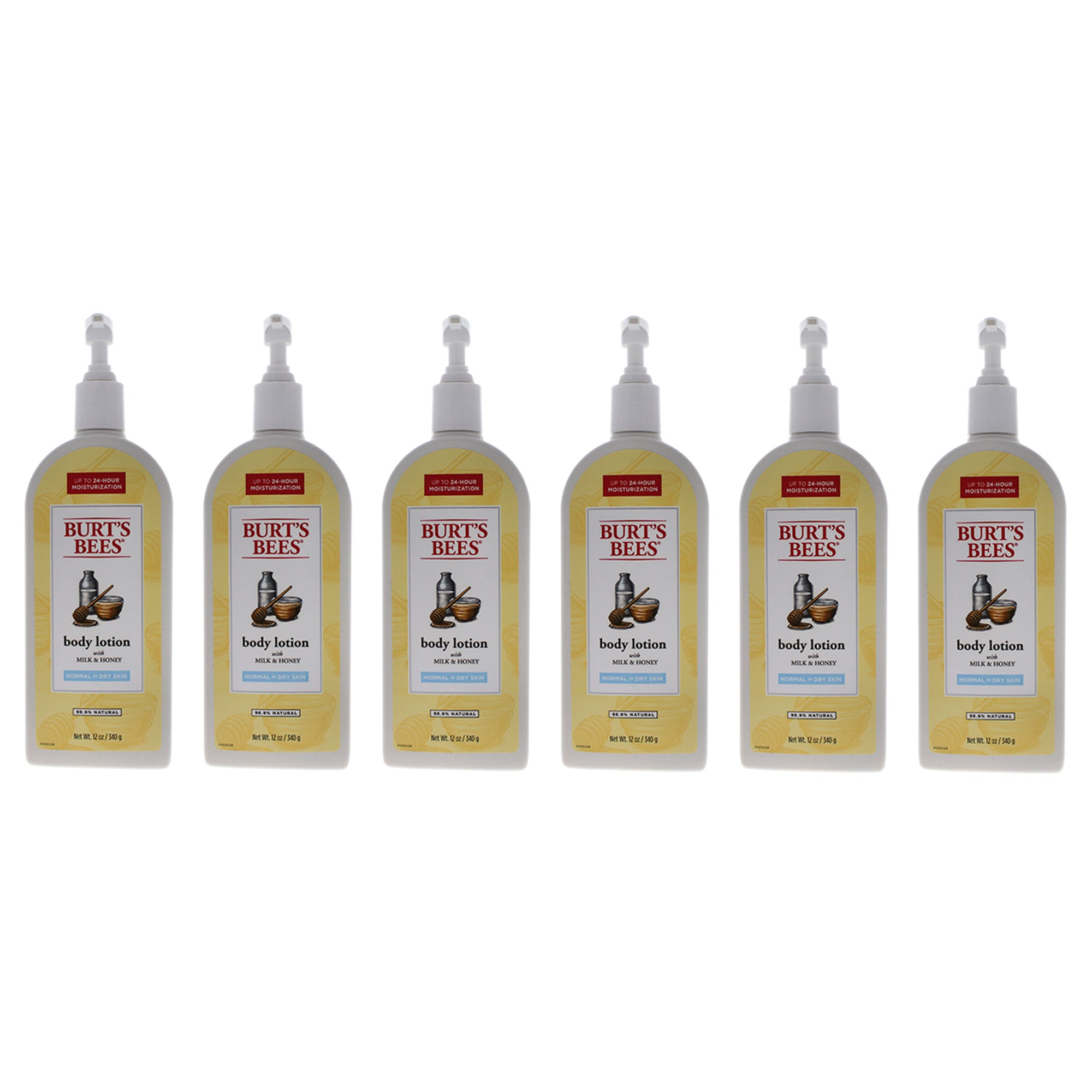 Burts Bees Milk and Honey Body Lotion - Pack of 7 -Thefragrancemart.com