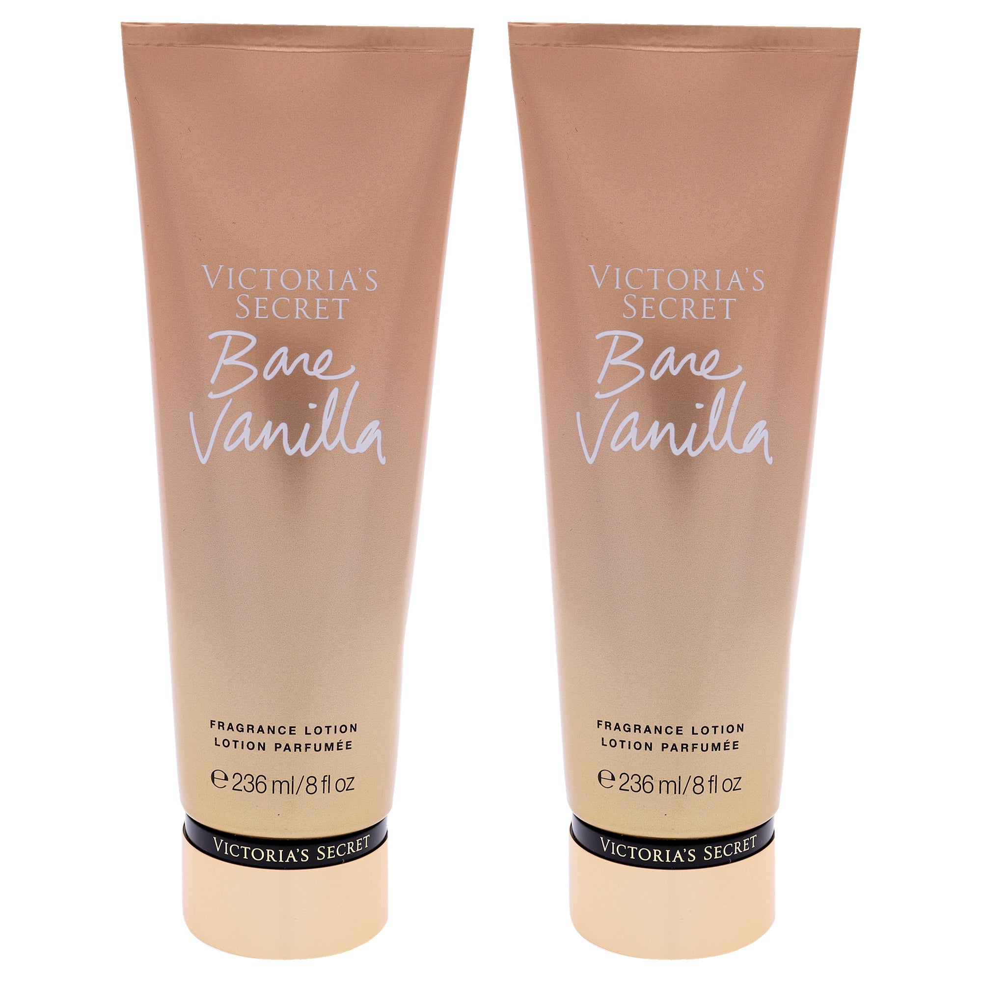 Victorias Secret Bare Vanilla Fragrance Lotion - Pack of 2 -Thefragrancemart.com