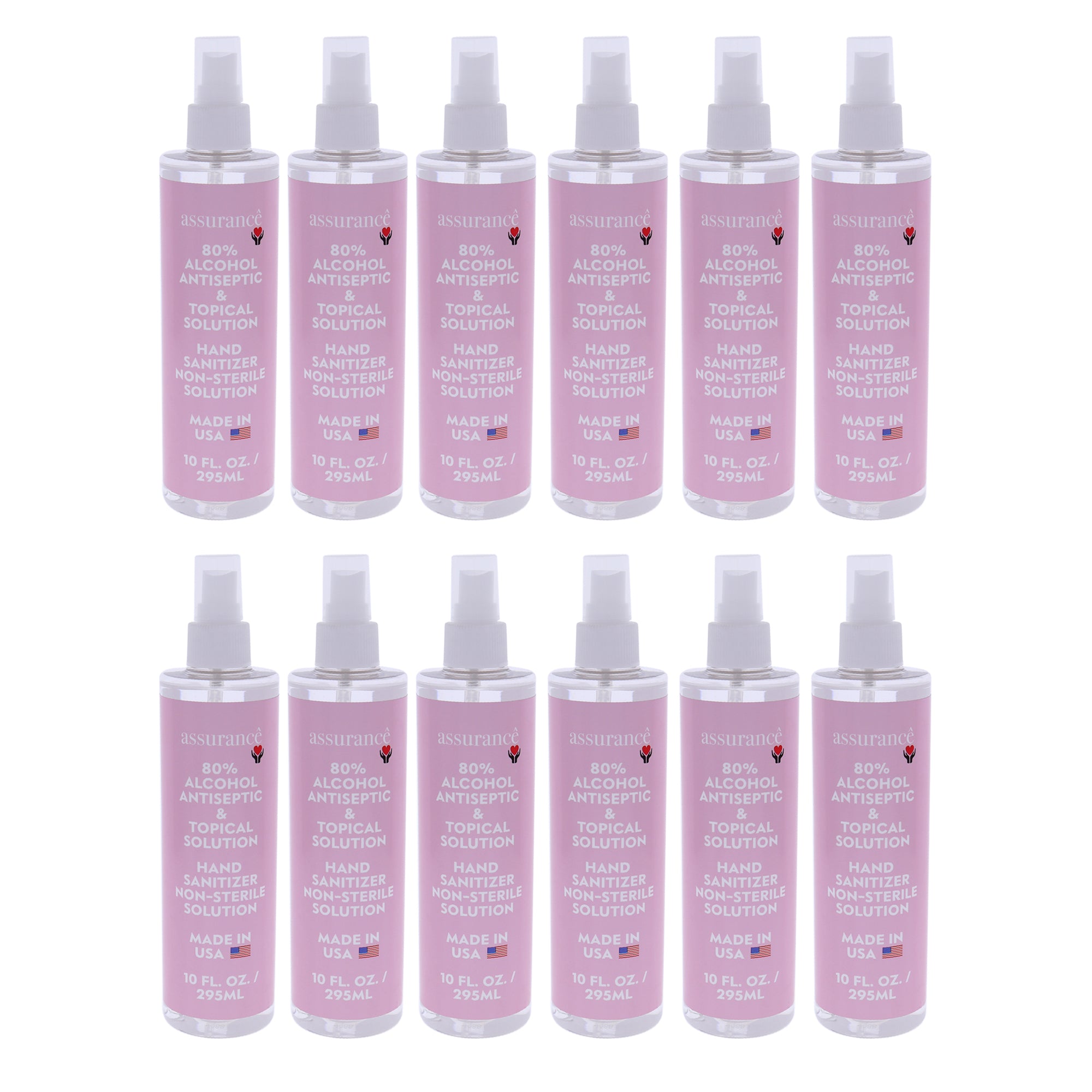 Assurance Hand Sanitizer Non-Sterile Solution - Pack of 12 -Thefragrancemart.com