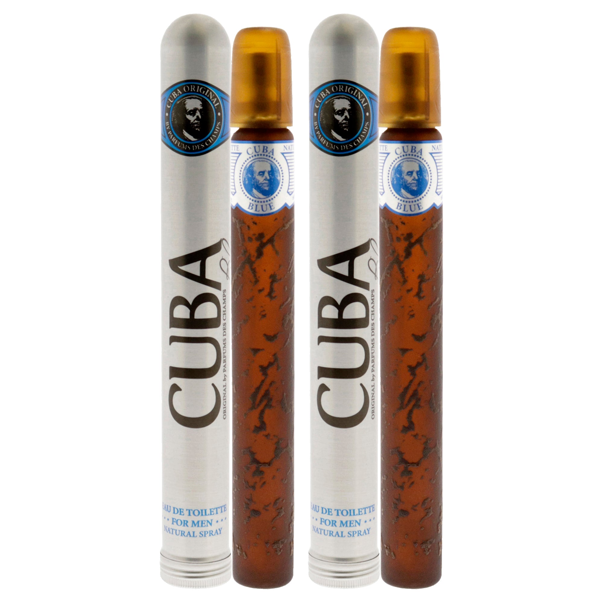 Cuba Blue - Pack of 2 Eau De Toilette-Thefragrancemart.com