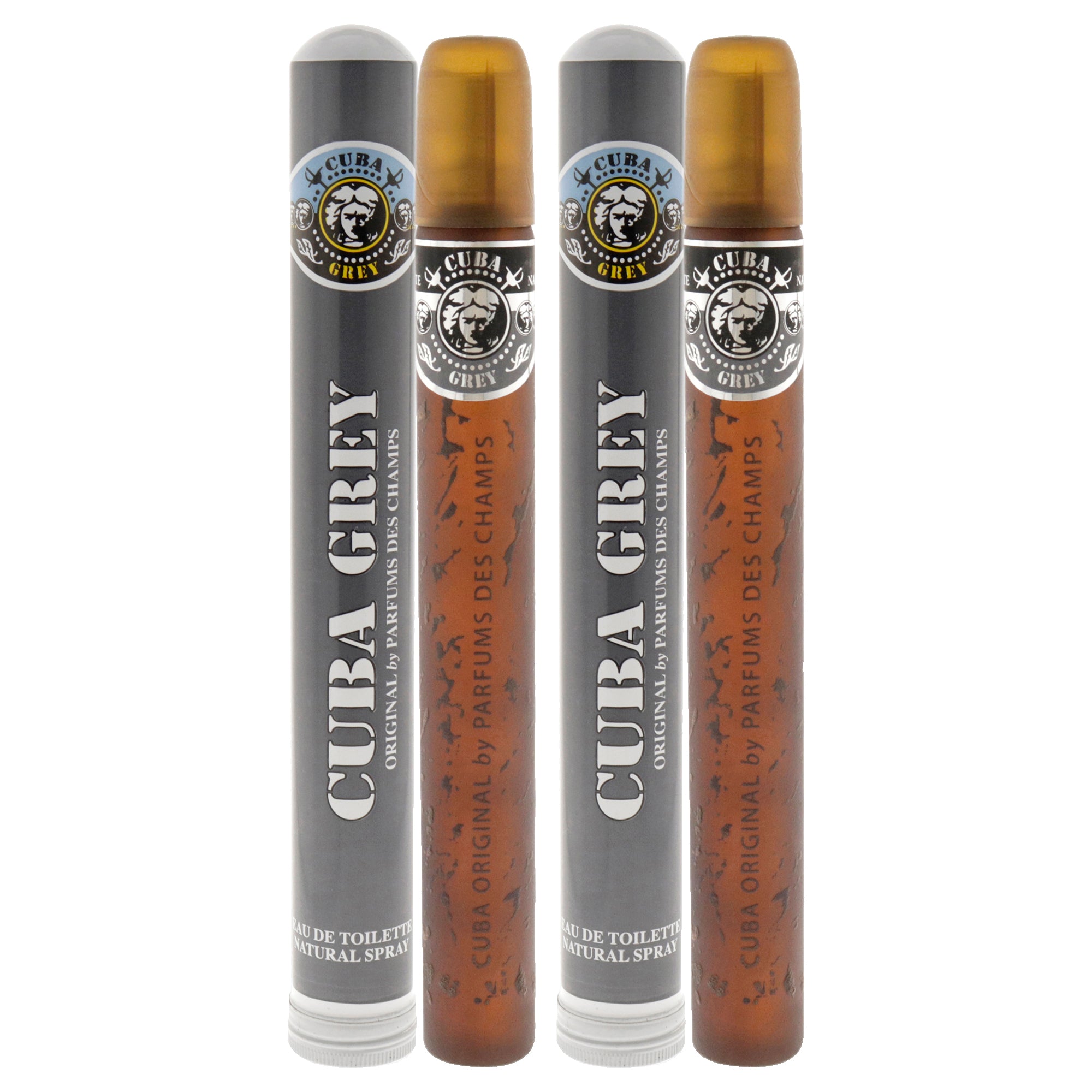 Cuba Grey - Pack of 2 Eau De Toilette-Thefragrancemart.com