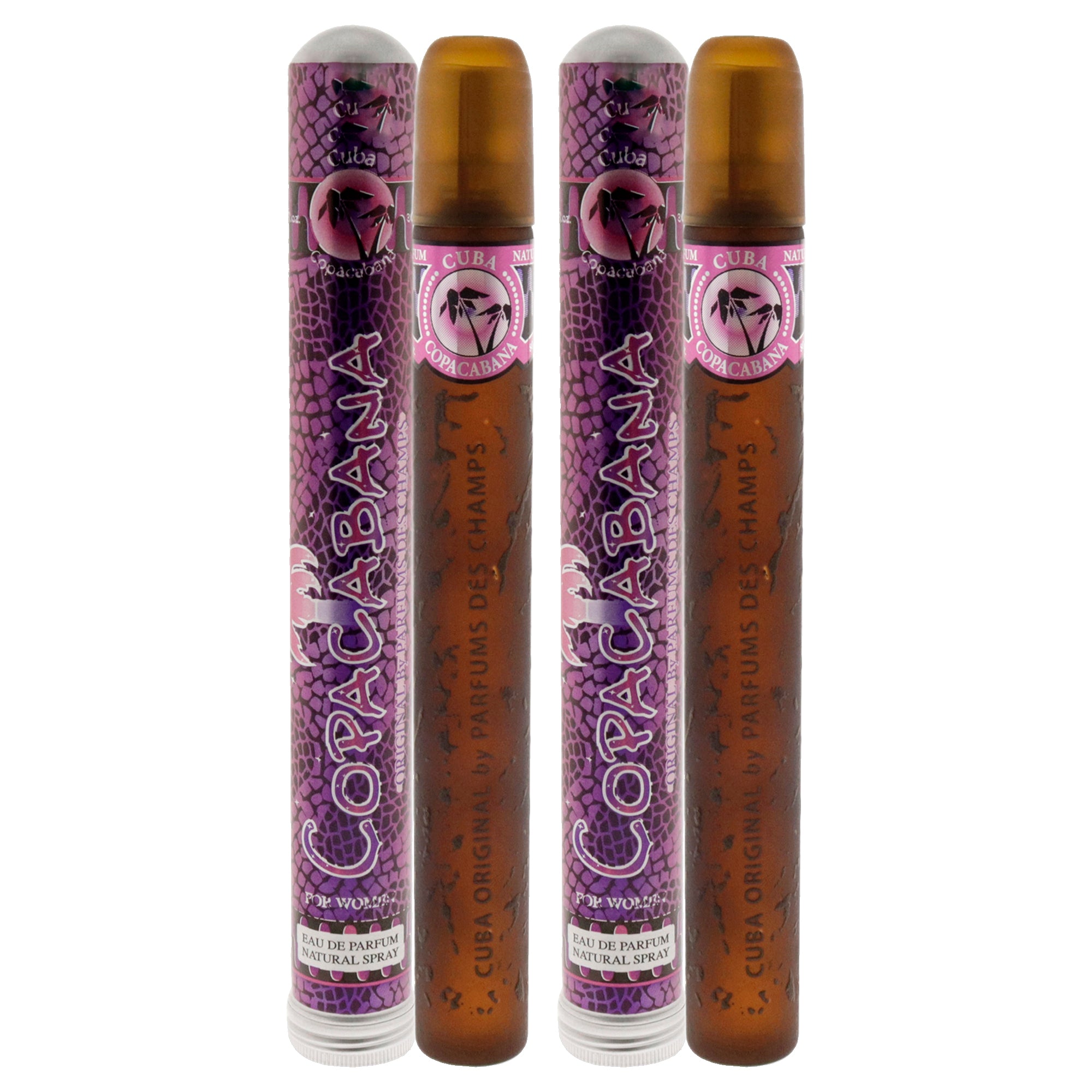 Cuba Brazil Copacabana - Pack of 2 Eau De Parfum-Thefragrancemart.com