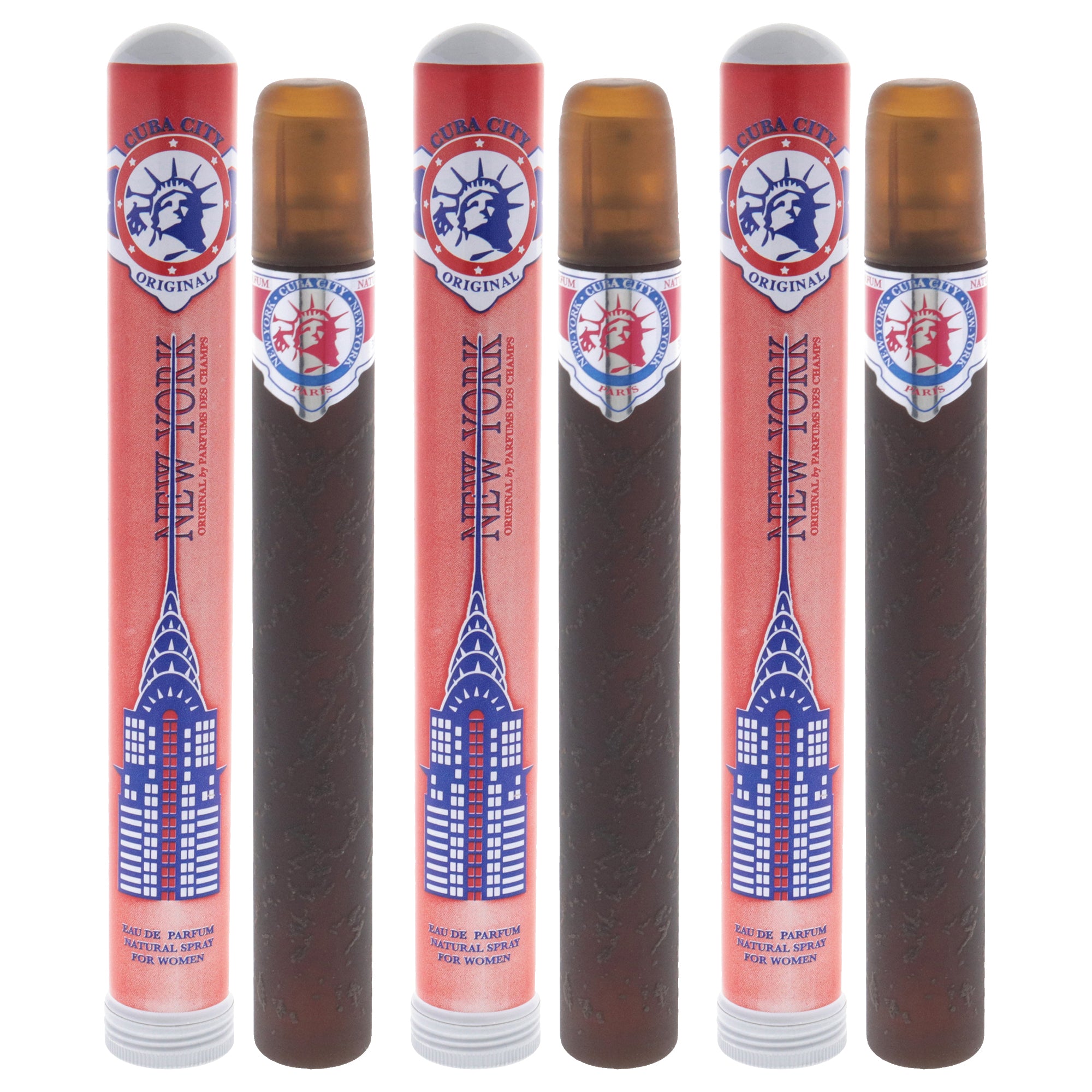 Cuba City New York - Pack of 3 Eau De Parfum-Thefragrancemart.com