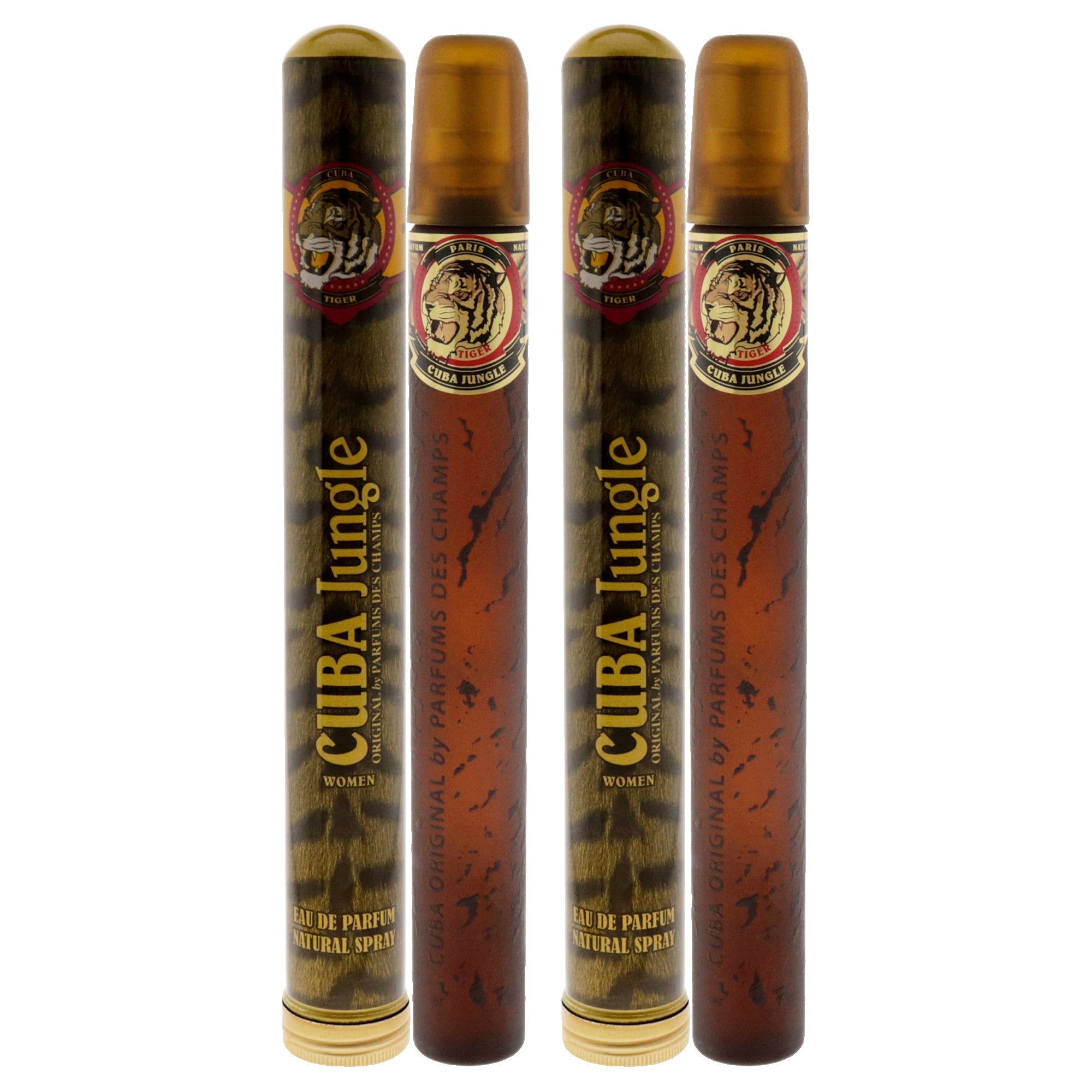 Cuba Jungle Tiger - Pack of 2 Eau De Parfum-Thefragrancemart.com