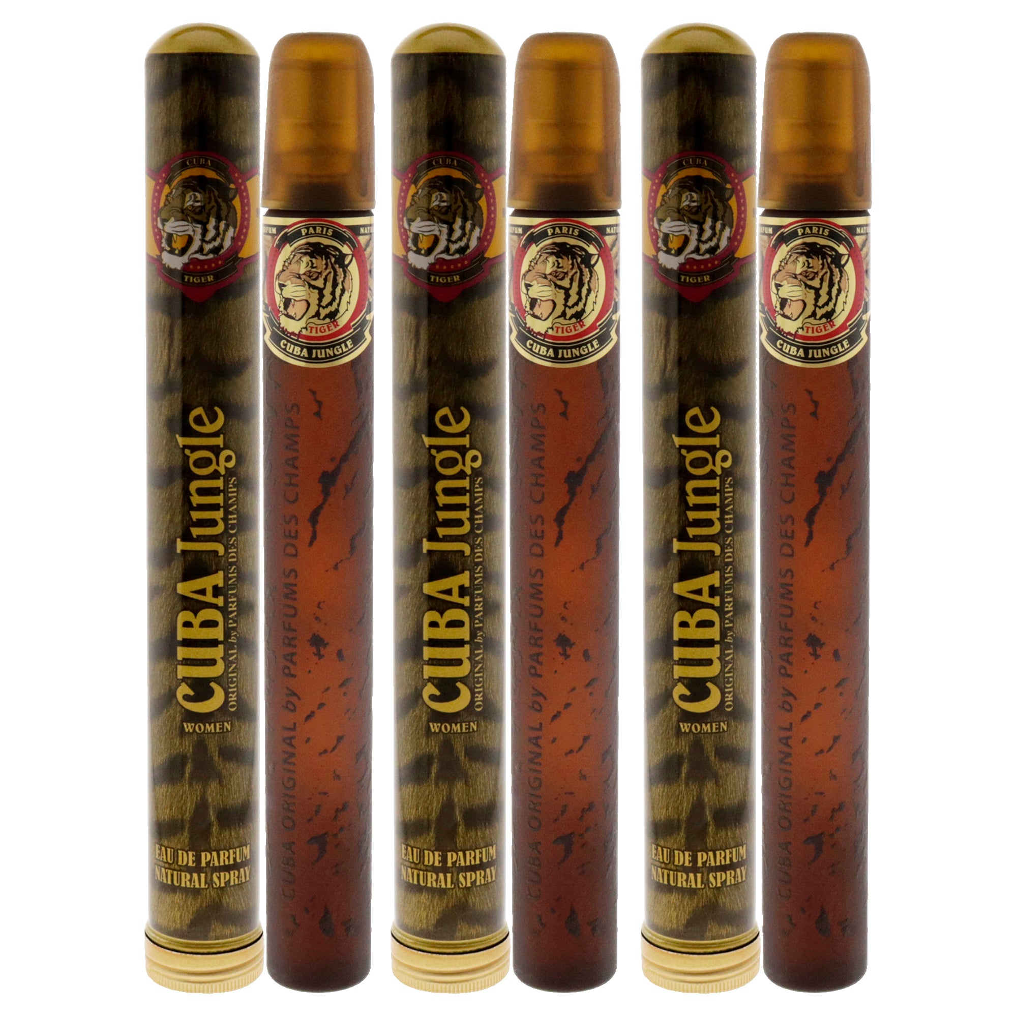Cuba Jungle Tiger - Pack of 3 Eau De Parfum-Thefragrancemart.com